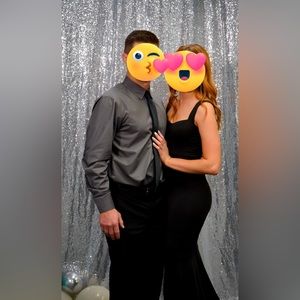 MERMAID STYLE BLACK EVENING GOWN